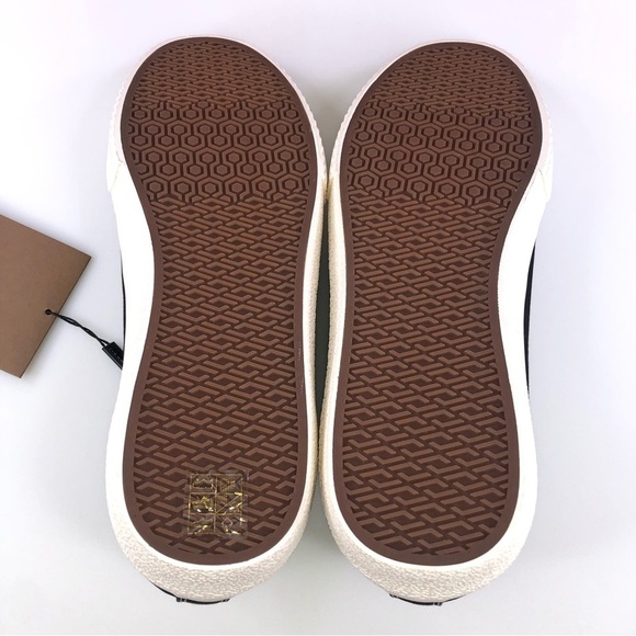 Burberry Mens Larkhall Stripe Classic Side Logo Sneaker Black Shoes - Picture 7 of 9